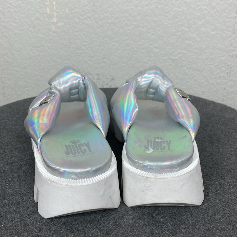 Juicy couture hologram open toe sandals - Picture 6 of 8